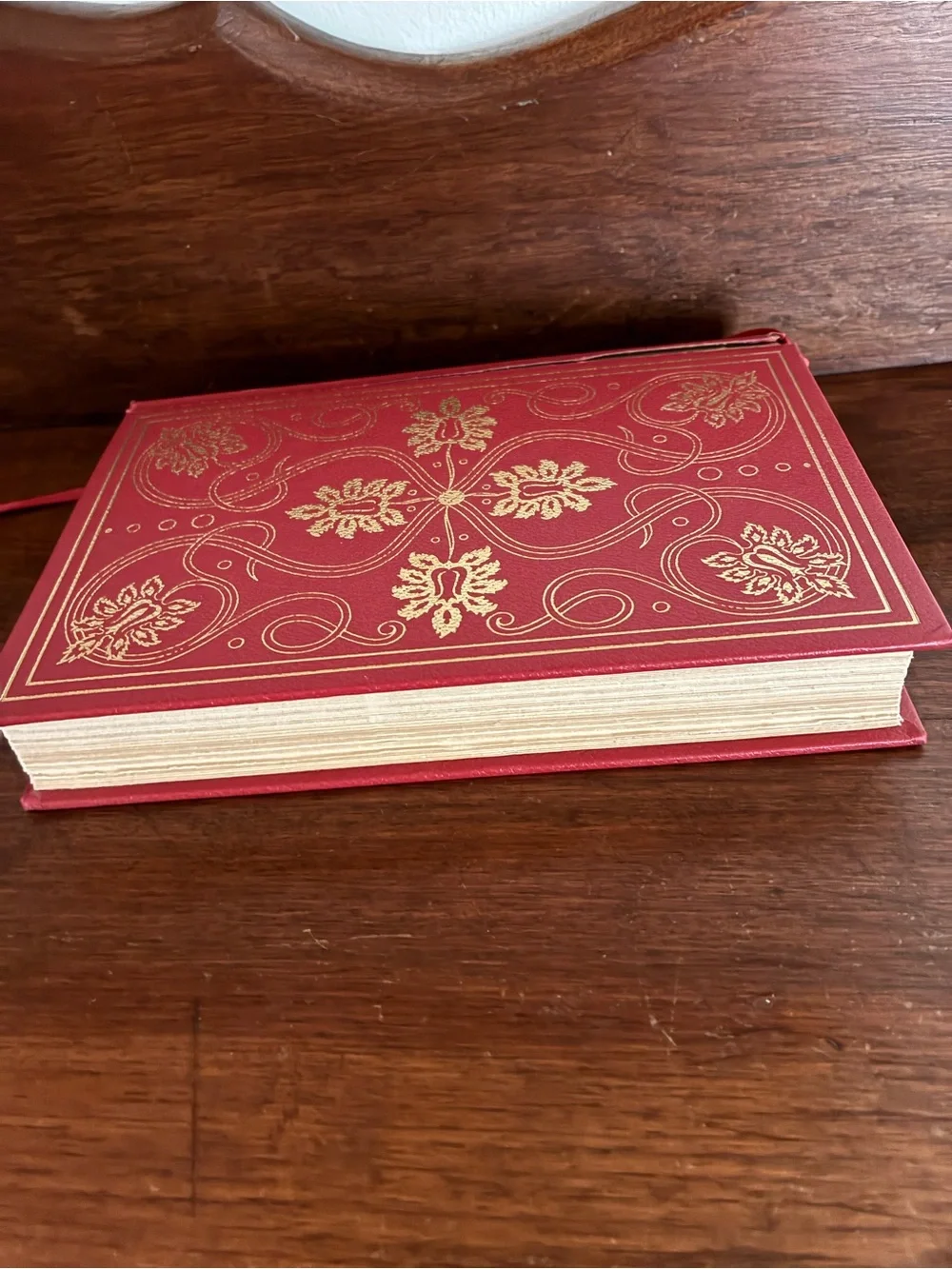 Vintage Walden And Other Writings Collectible Book by Thoreau Red & Gold